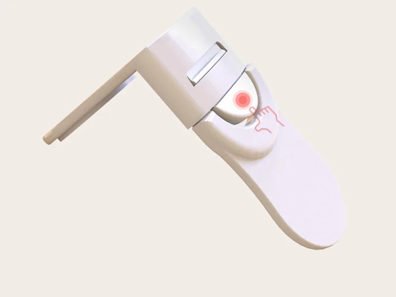 Baby Safety Drawer Lock – White Anti-Pinch Cabinet Buckle