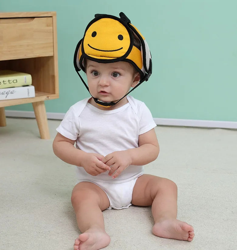 Adjustable Baby Safety Helmet – Anti-Fall & Head Protection Cap for Toddlers
