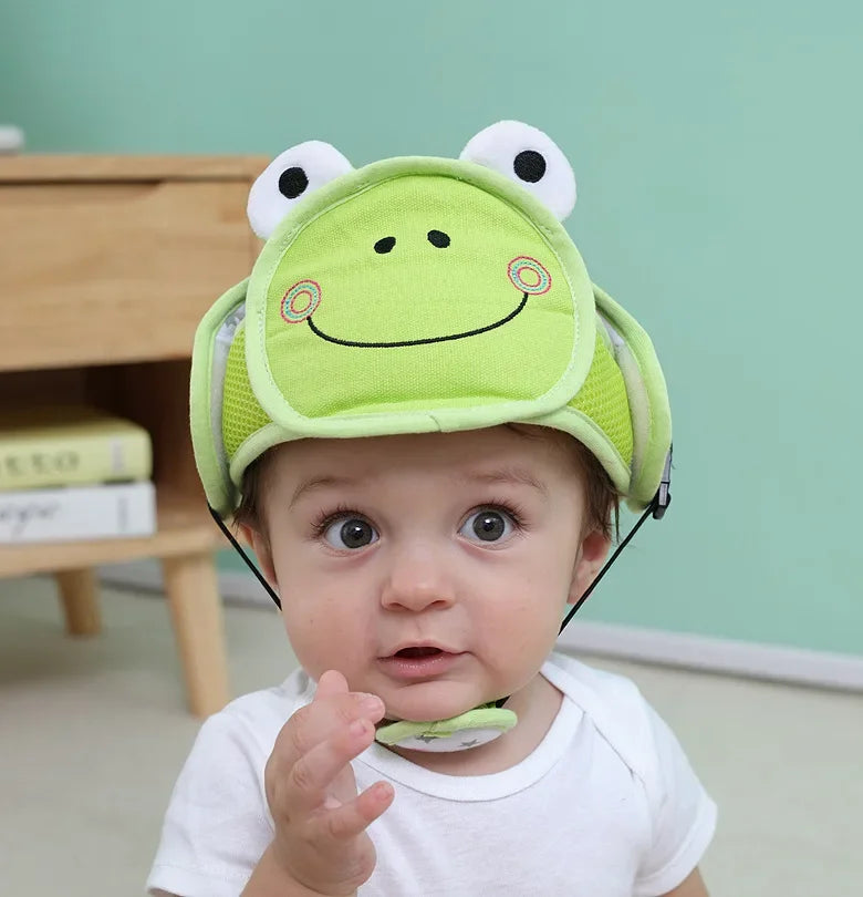 Adjustable Baby Safety Helmet – Anti-Fall & Head Protection Cap for Toddlers