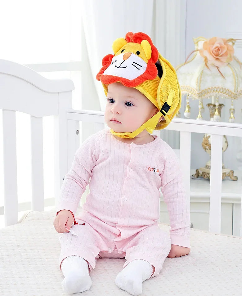 Adjustable Baby Safety Helmet – Anti-Fall & Head Protection Cap for Toddlers