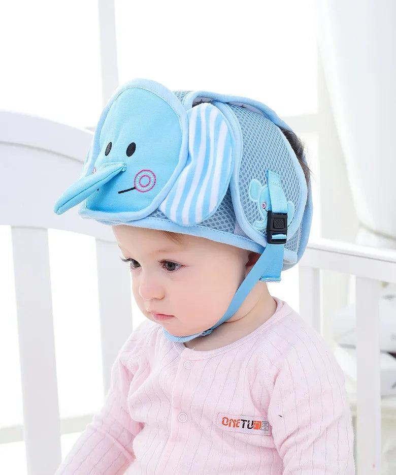 Adjustable Baby Safety Helmet – Anti-Fall & Head Protection Cap for Toddlers