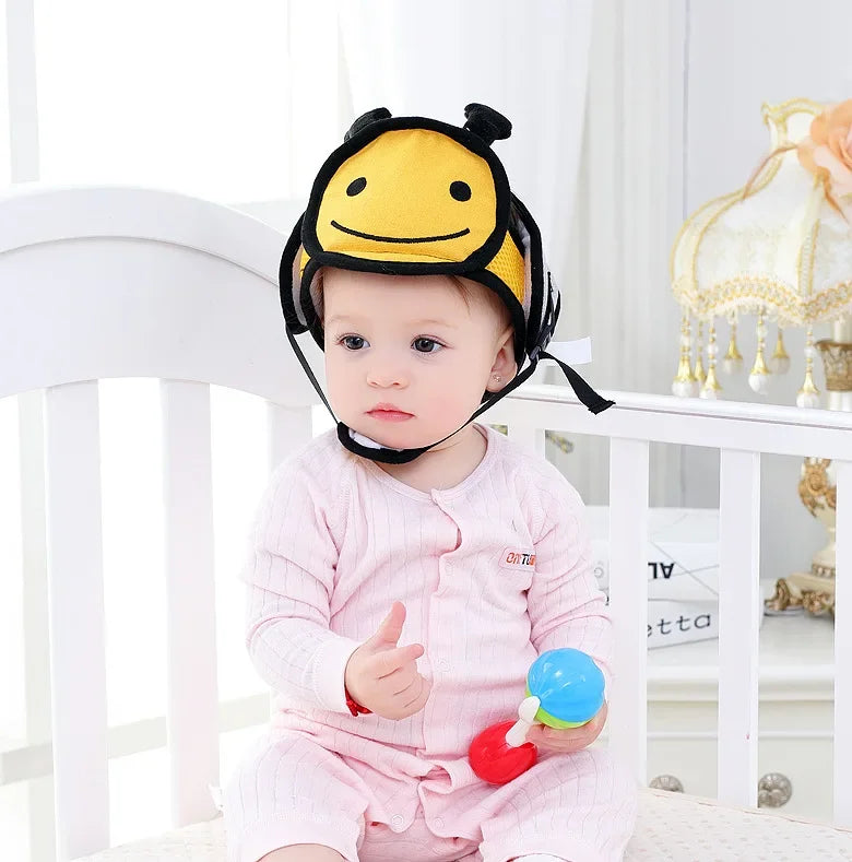 Adjustable Baby Safety Helmet – Anti-Fall & Head Protection Cap for Toddlers