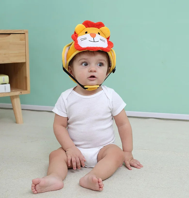 Adjustable Baby Safety Helmet – Anti-Fall & Head Protection Cap for Toddlers