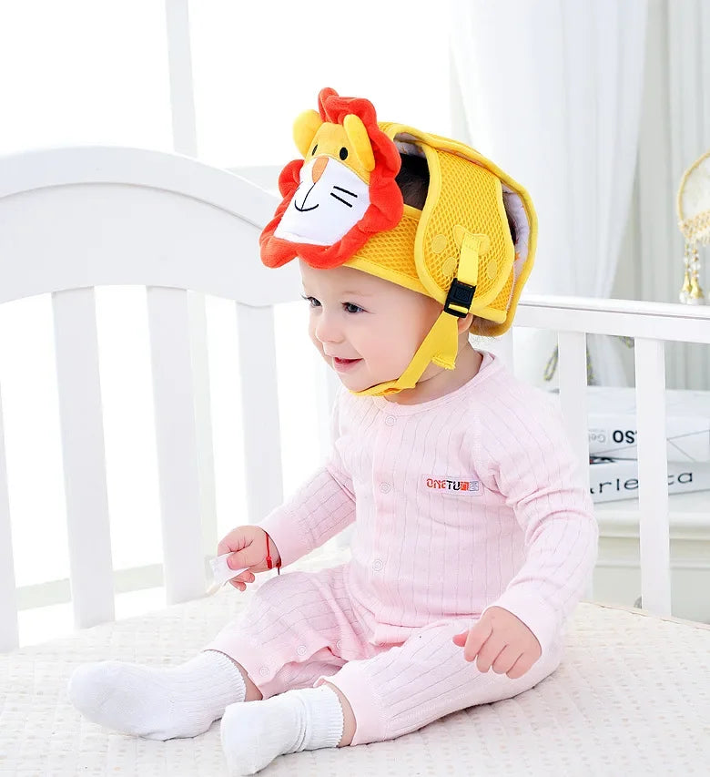 Adjustable Baby Safety Helmet – Anti-Fall & Head Protection Cap for Toddlers