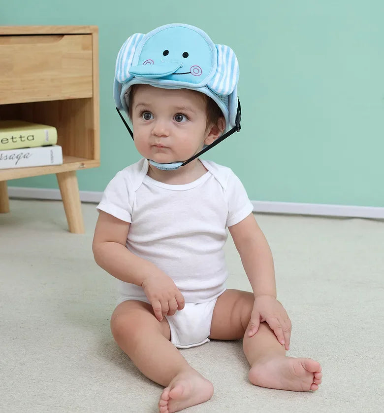 Adjustable Baby Safety Helmet – Anti-Fall & Head Protection Cap for Toddlers