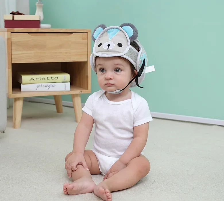 Adjustable Baby Safety Helmet – Anti-Fall & Head Protection Cap for Toddlers