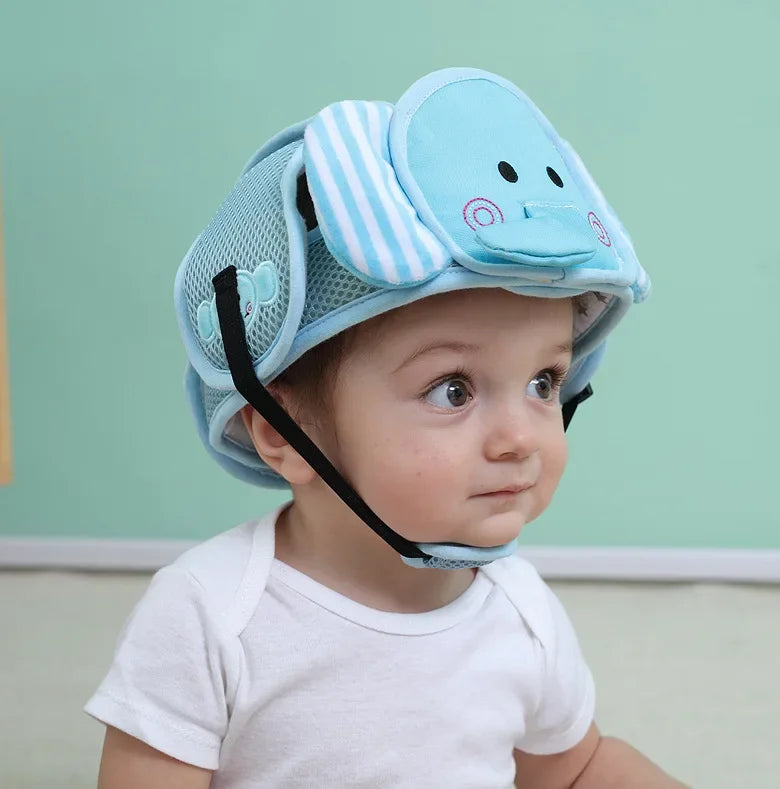 Adjustable Baby Safety Helmet – Anti-Fall & Head Protection Cap for Toddlers