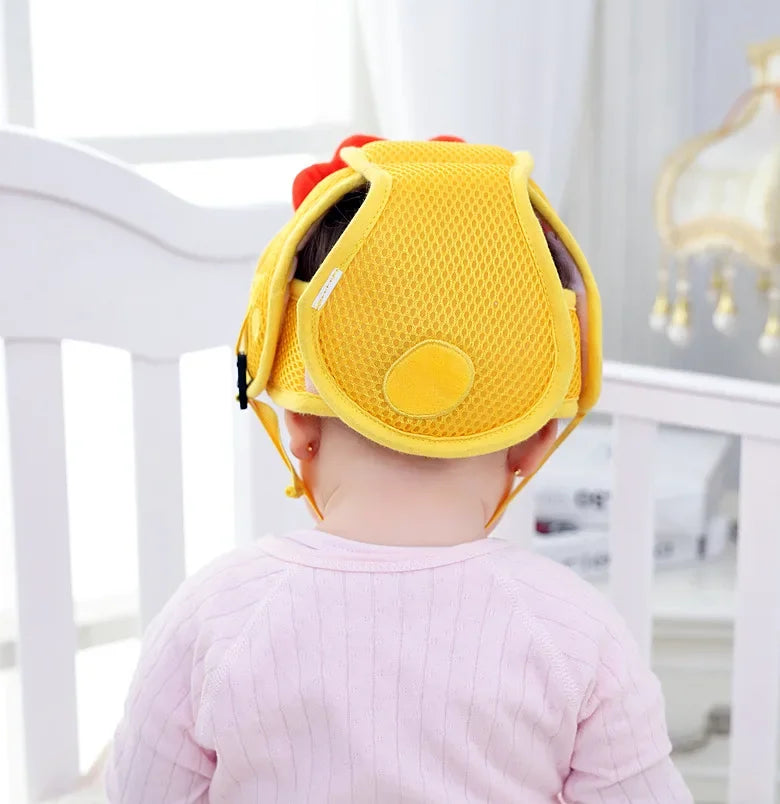 Adjustable Baby Safety Helmet – Anti-Fall & Head Protection Cap for Toddlers