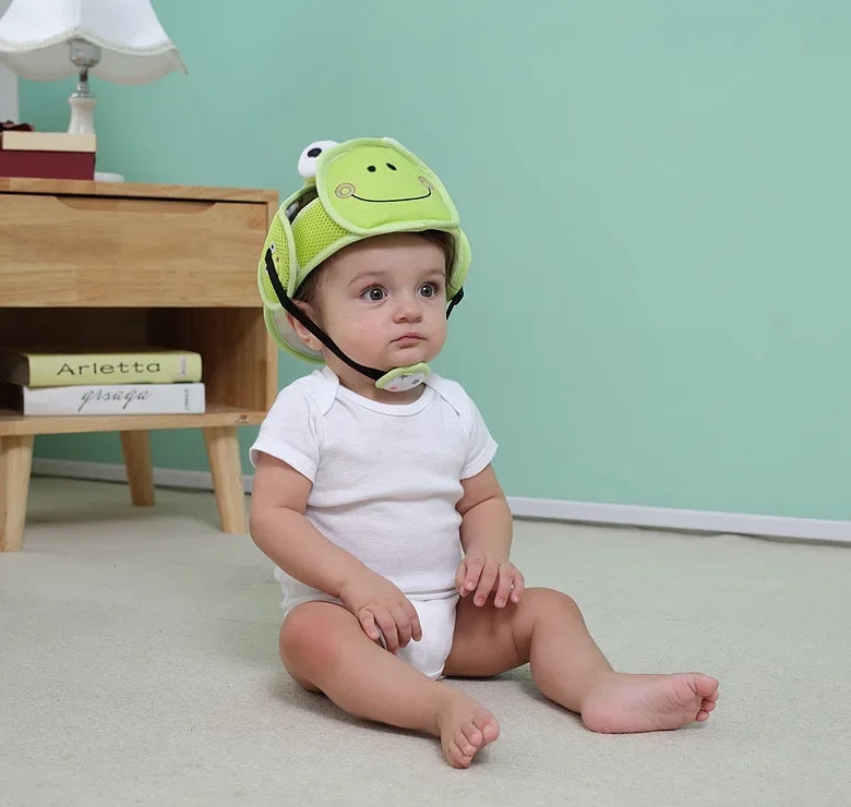 Adjustable Baby Safety Helmet – Anti-Fall & Head Protection Cap for Toddlers
