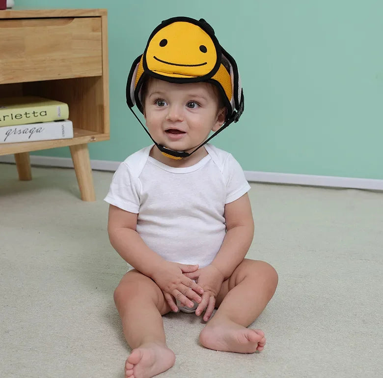 Adjustable Baby Safety Helmet – Anti-Fall & Head Protection Cap for Toddlers