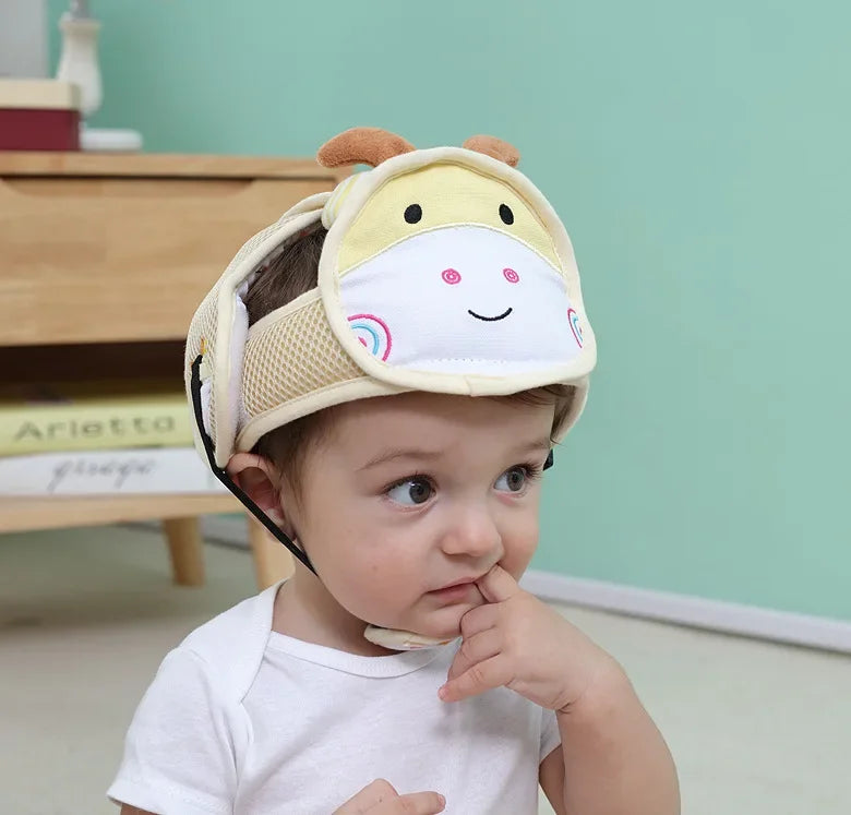 Adjustable Baby Safety Helmet – Anti-Fall & Head Protection Cap for Toddlers