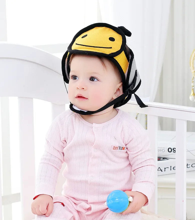 Adjustable Baby Safety Helmet – Anti-Fall & Head Protection Cap for Toddlers