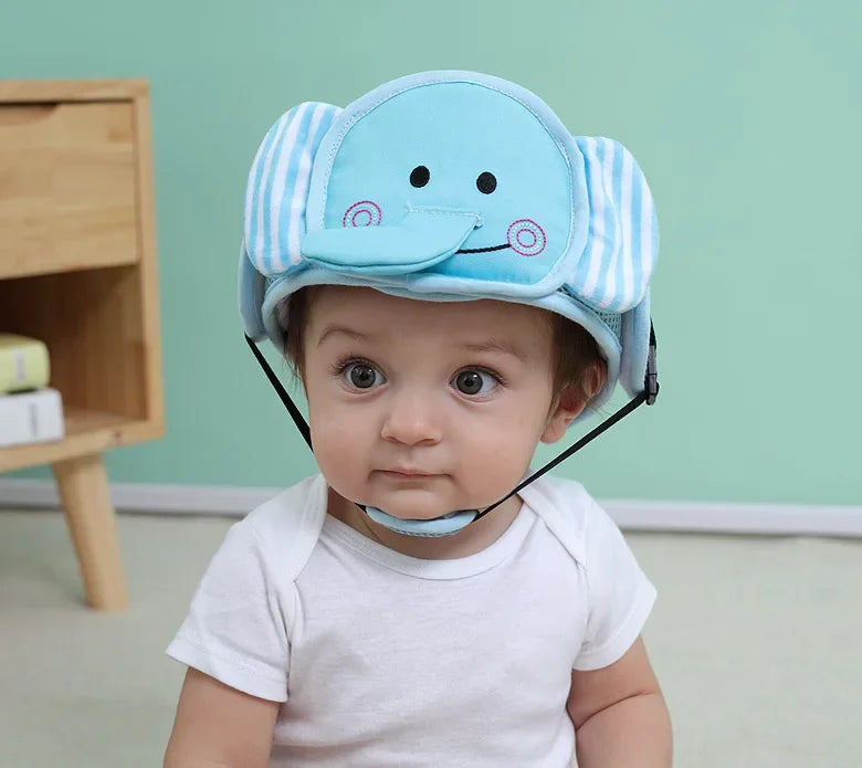 Adjustable Baby Safety Helmet – Anti-Fall & Head Protection Cap for Toddlers
