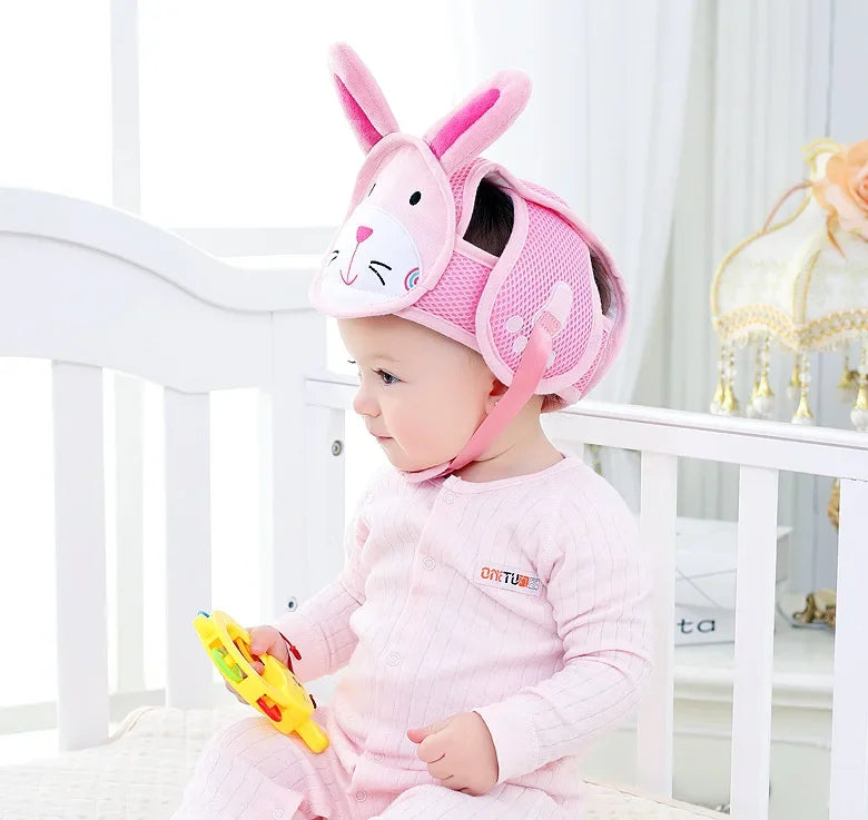 Adjustable Baby Safety Helmet – Anti-Fall & Head Protection Cap for Toddlers