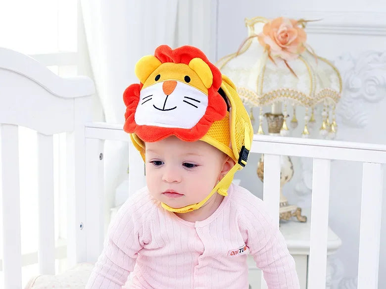 Adjustable Baby Safety Helmet – Anti-Fall & Head Protection Cap for Toddlers
