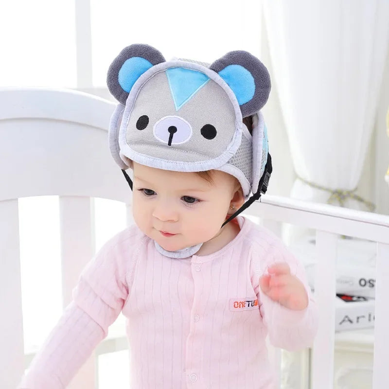 Adjustable Baby Safety Helmet – Anti-Fall & Head Protection Cap for Toddlers