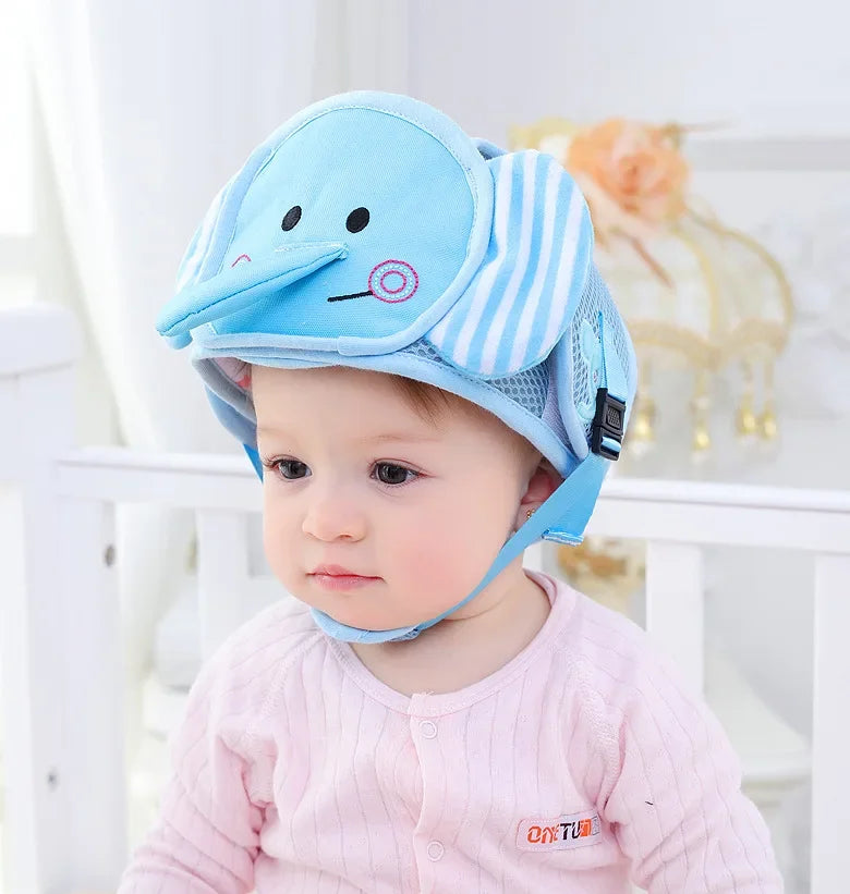 Adjustable Baby Safety Helmet – Anti-Fall & Head Protection Cap for Toddlers