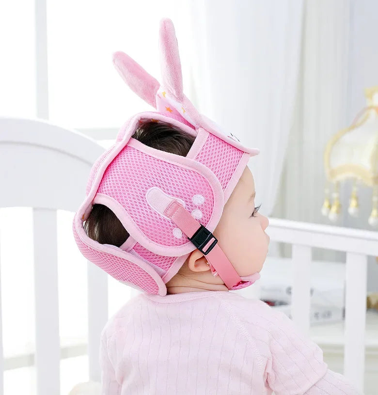 Adjustable Baby Safety Helmet – Anti-Fall & Head Protection Cap for Toddlers