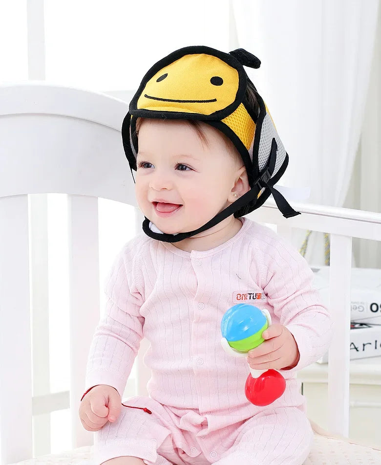 Adjustable Baby Safety Helmet – Anti-Fall & Head Protection Cap for Toddlers