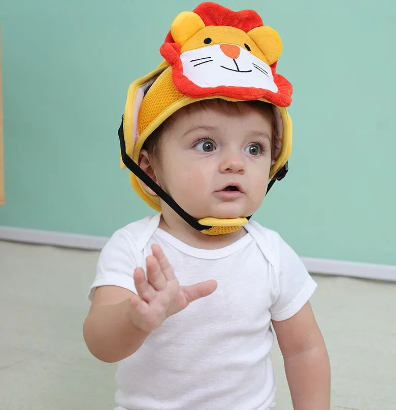 Adjustable Baby Safety Helmet – Anti-Fall & Head Protection Cap for Toddlers