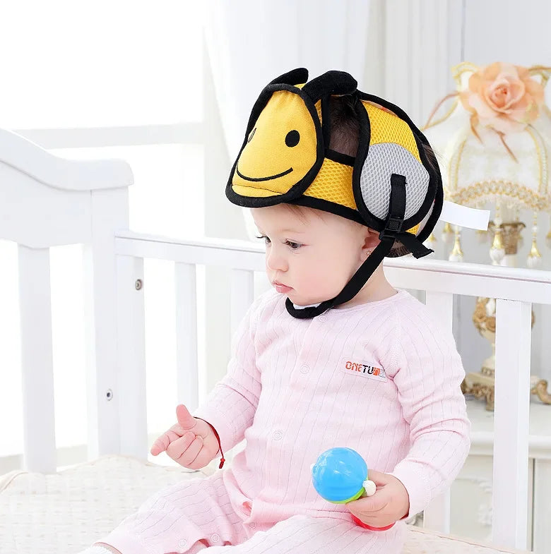Adjustable Baby Safety Helmet – Anti-Fall & Head Protection Cap for Toddlers