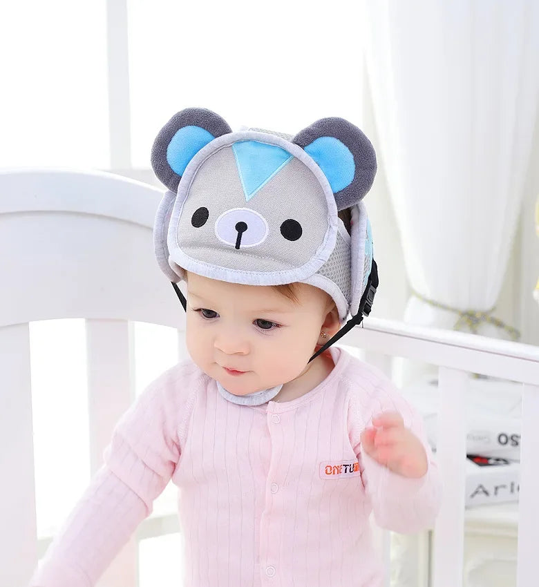 Adjustable Baby Safety Helmet – Anti-Fall & Head Protection Cap for Toddlers