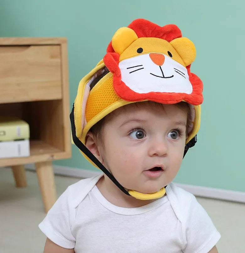 Adjustable Baby Safety Helmet – Anti-Fall & Head Protection Cap for Toddlers