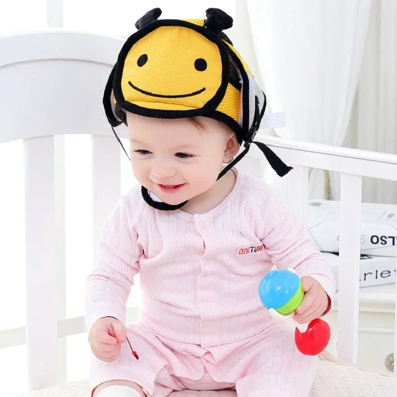 Adjustable Baby Safety Helmet – Anti-Fall & Head Protection Cap for Toddlers