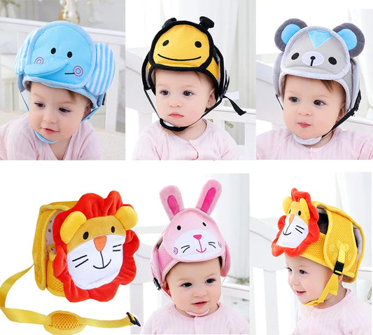 Adjustable Baby Safety Helmet – Anti-Fall & Head Protection Cap for Toddlers