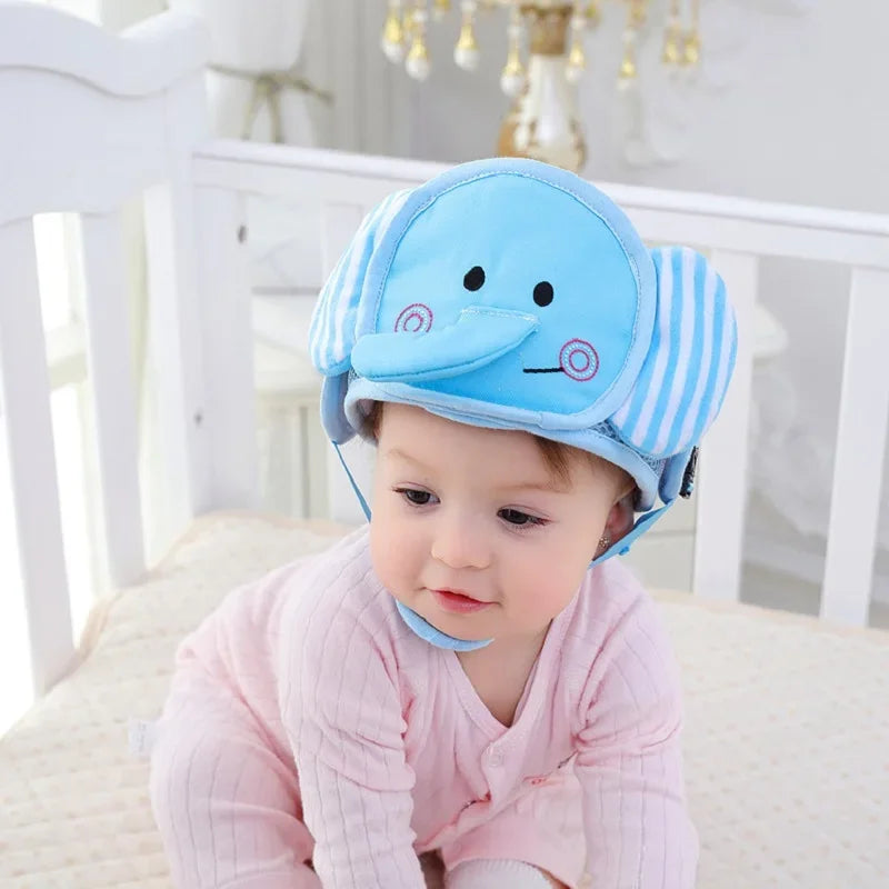 Adjustable Baby Safety Helmet – Anti-Fall & Head Protection Cap for Toddlers