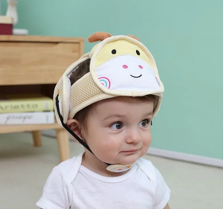 Adjustable Baby Safety Helmet – Anti-Fall & Head Protection Cap for Toddlers