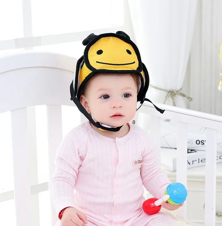 Adjustable Baby Safety Helmet – Anti-Fall & Head Protection Cap for Toddlers