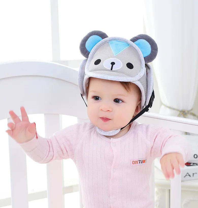 Adjustable Baby Safety Helmet – Anti-Fall & Head Protection Cap for Toddlers