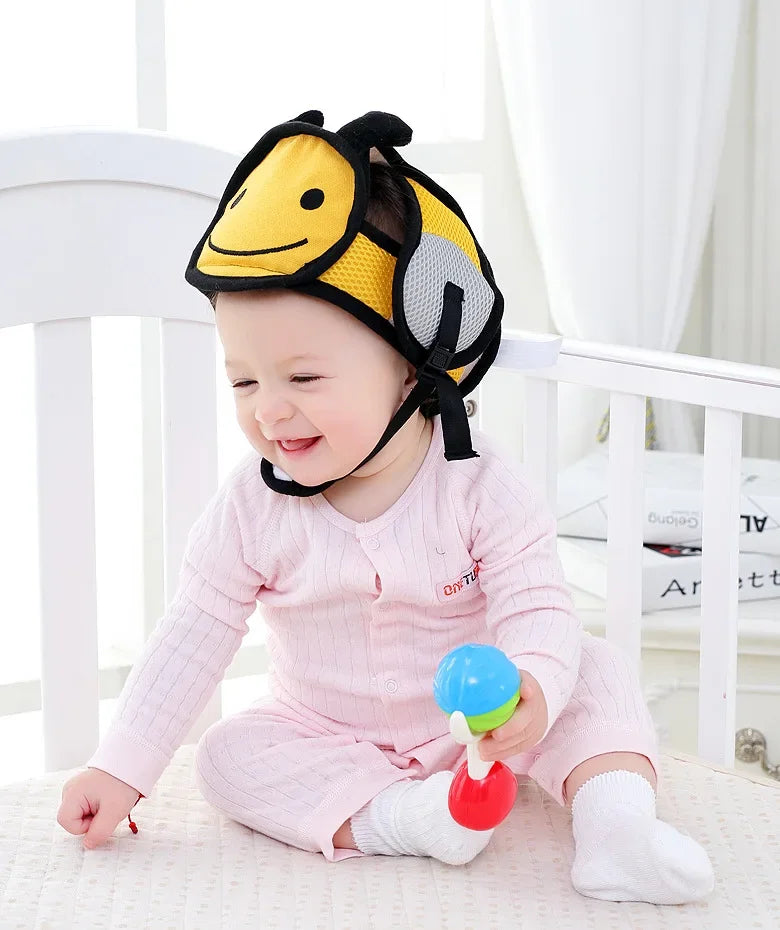 Adjustable Baby Safety Helmet – Anti-Fall & Head Protection Cap for Toddlers
