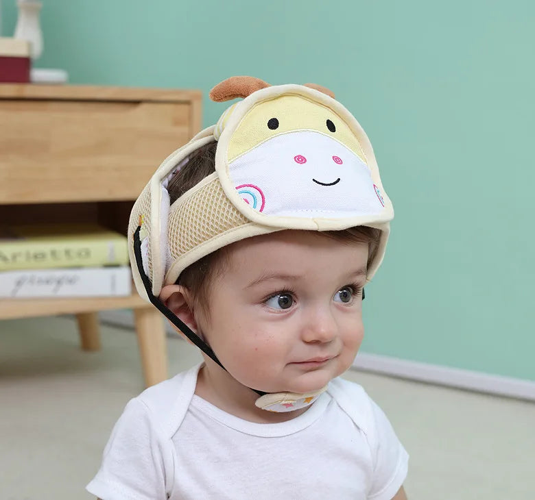 Adjustable Baby Safety Helmet – Anti-Fall & Head Protection Cap for Toddlers