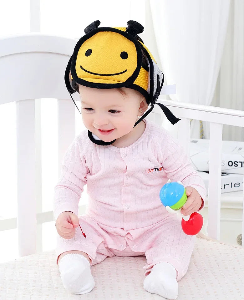 Adjustable Baby Safety Helmet – Anti-Fall & Head Protection Cap for Toddlers