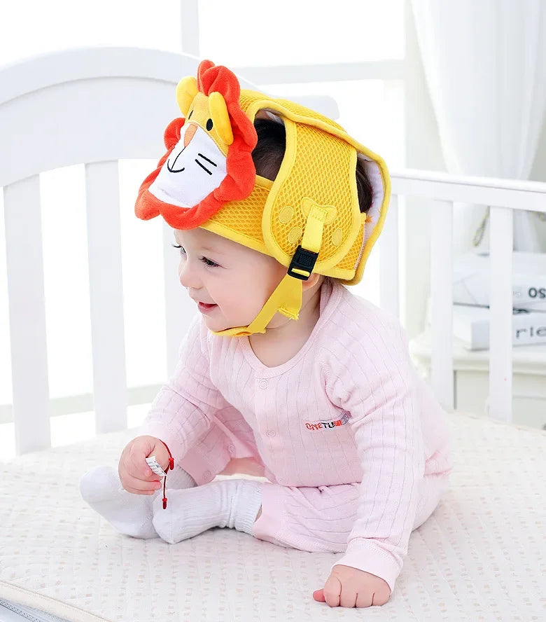Adjustable Baby Safety Helmet – Anti-Fall & Head Protection Cap for Toddlers