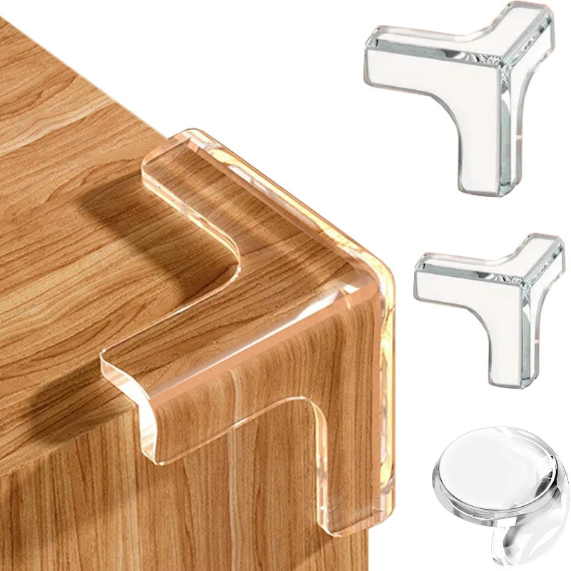 Baby Safety Corner Protector – Soft Transparent Silicone Edge Guard